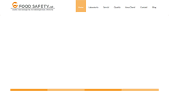 Desktop Screenshot of foodsafetylab.it